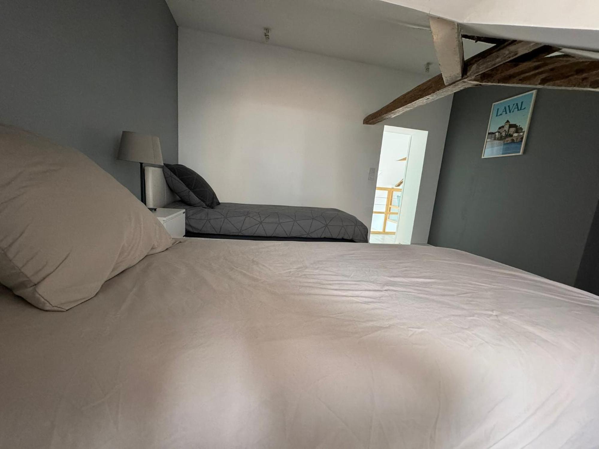 Appartement En Centre-Ville - Local Velos Disponible Mayenne Exteriör bild